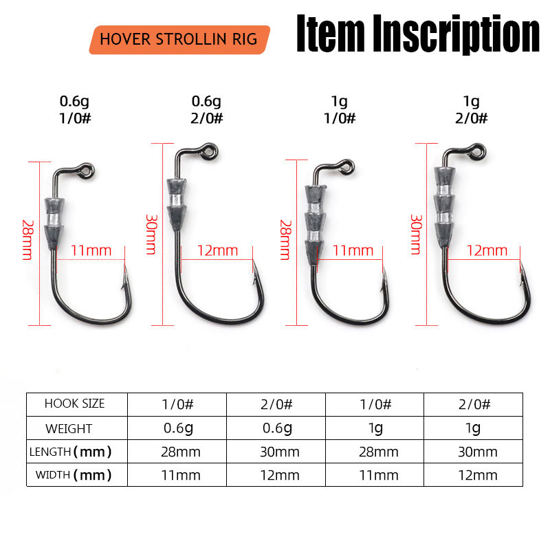 WODJYJ 10pieces 0.6g 1g fishin - Fishing Hook Assortment ulasan dan harga