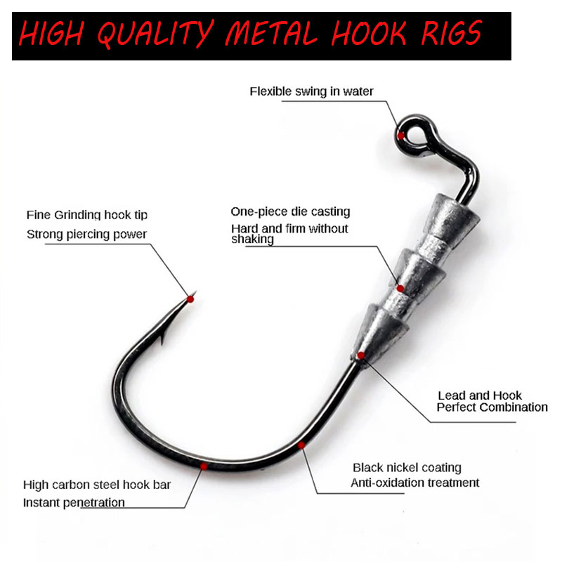 WODJYJ 10pieces 0.6g 1g fishin - Fishing Hook Assortment ulasan dan harga