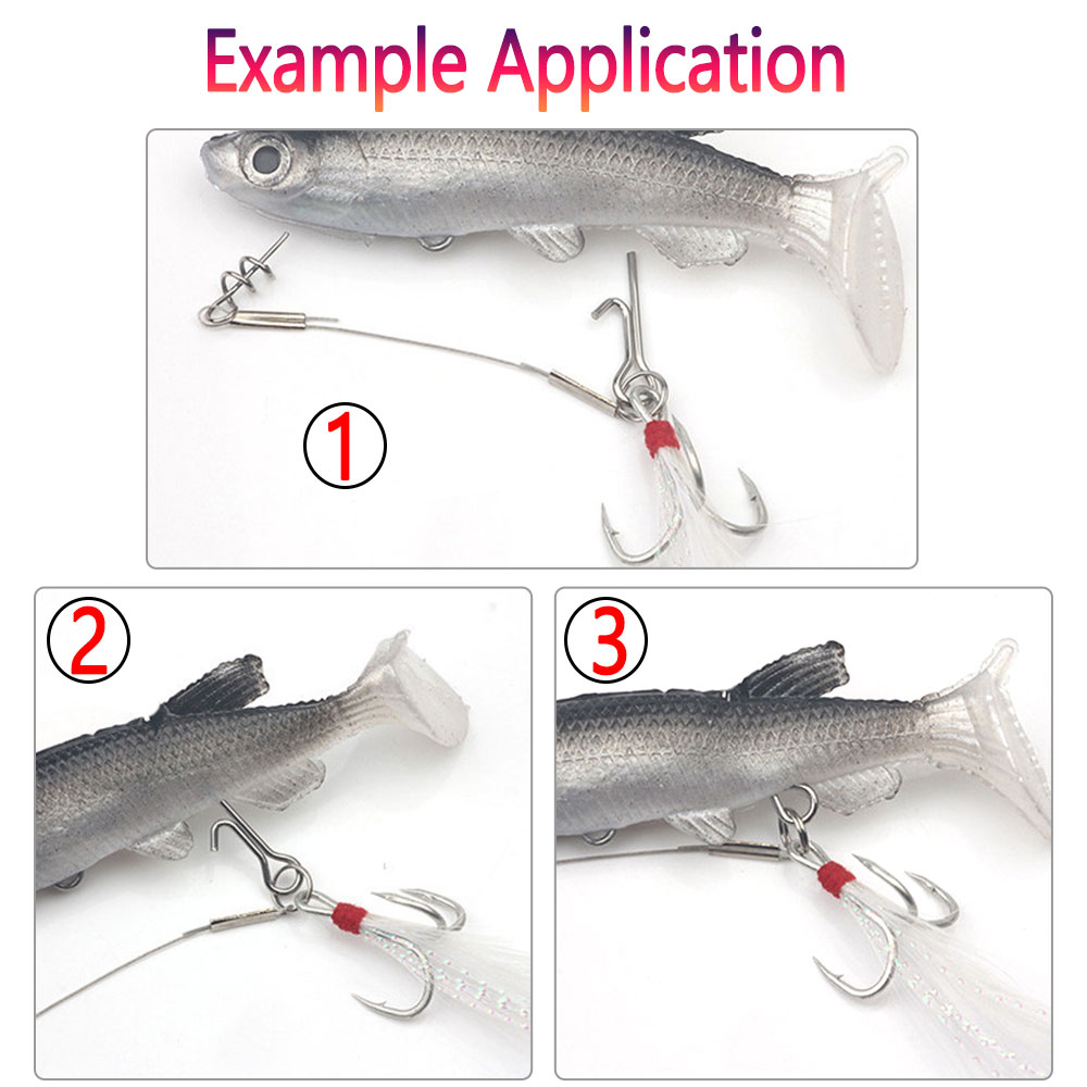 50/100pcs Fishing Bait Stinger - Fishing Hook Stainless Steel ulasan dan harga