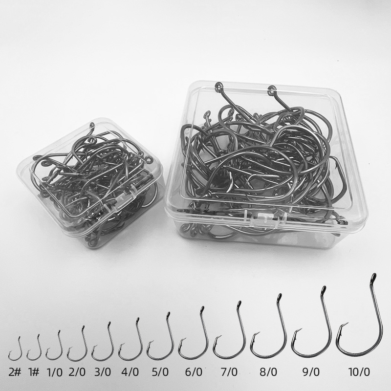 ShareShark 50pcs/box 7384 High - Fishing Hook Circle ulasan dan harga
