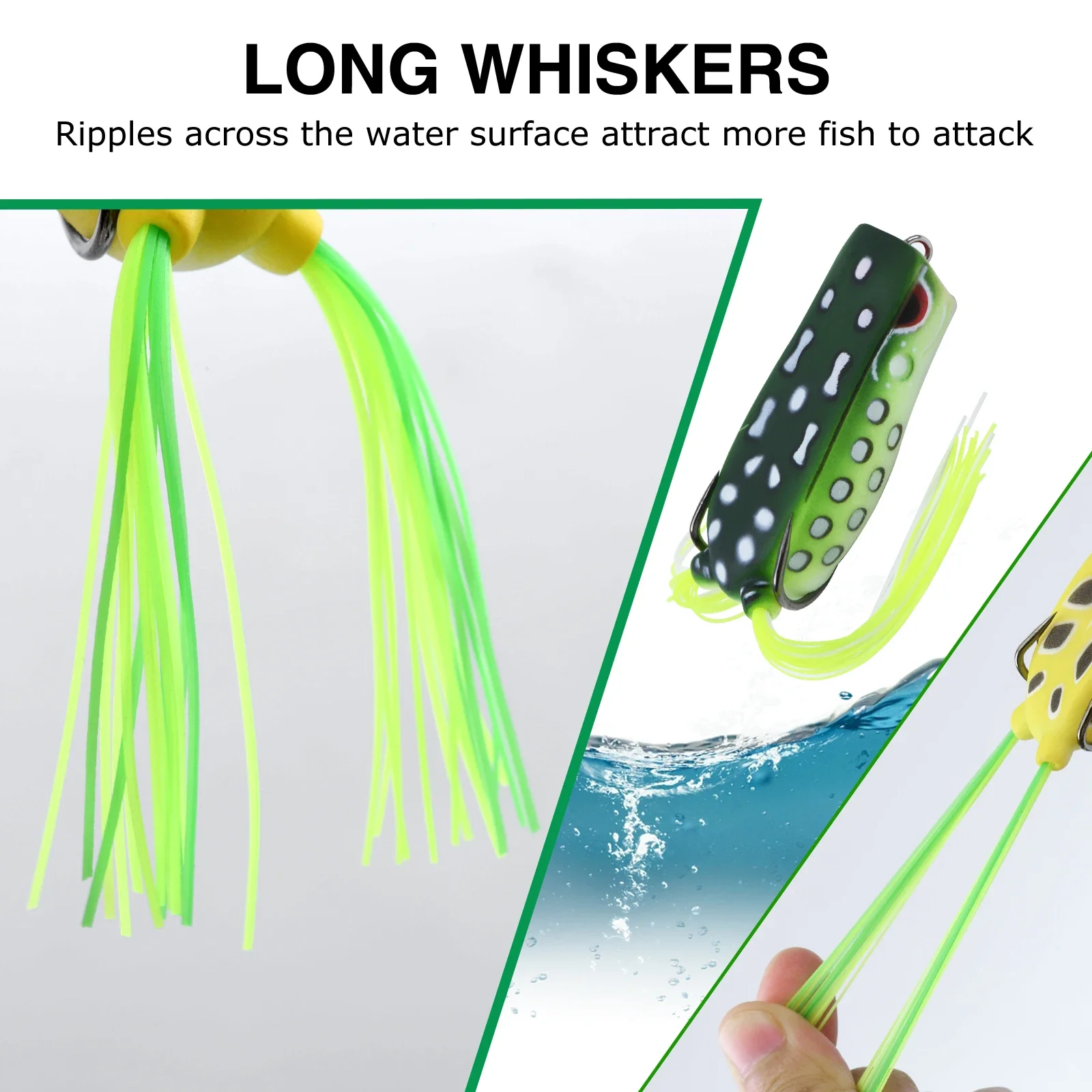 Goture Soft PVC Popper Frog Fi - Fishing Hook Weedless ulasan dan harga