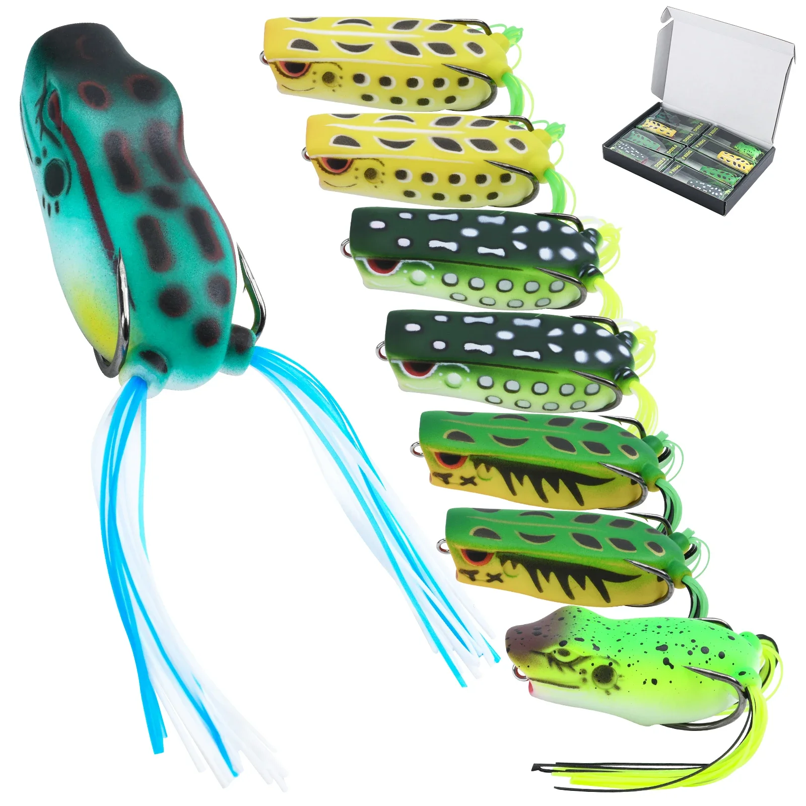 Goture Soft PVC Popper Frog Fi - Fishing Hook Weedless ulasan dan harga