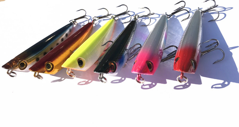 Fishing Zigzag Dog Lure Artfic - Fishing Hook Treble ulasan dan harga