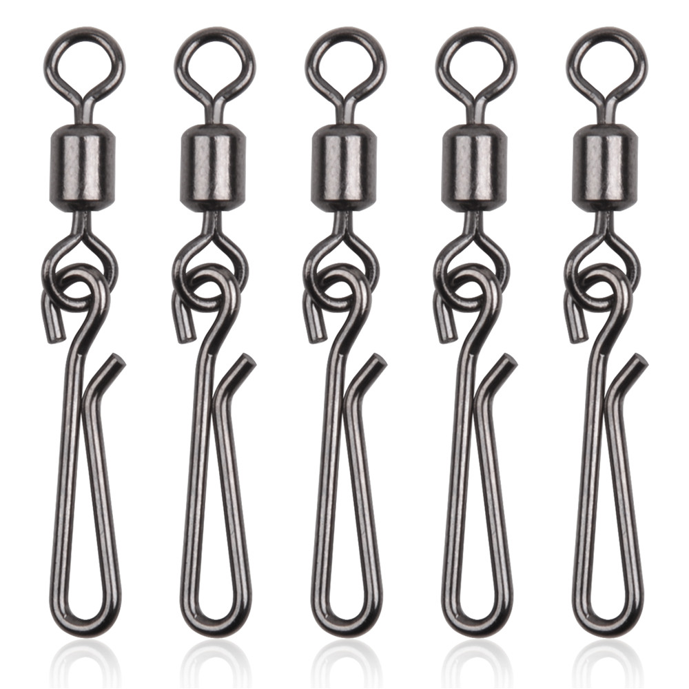 30Pcs swivels and snap for fis - Fishing Hook Stainless Steel ulasan dan harga