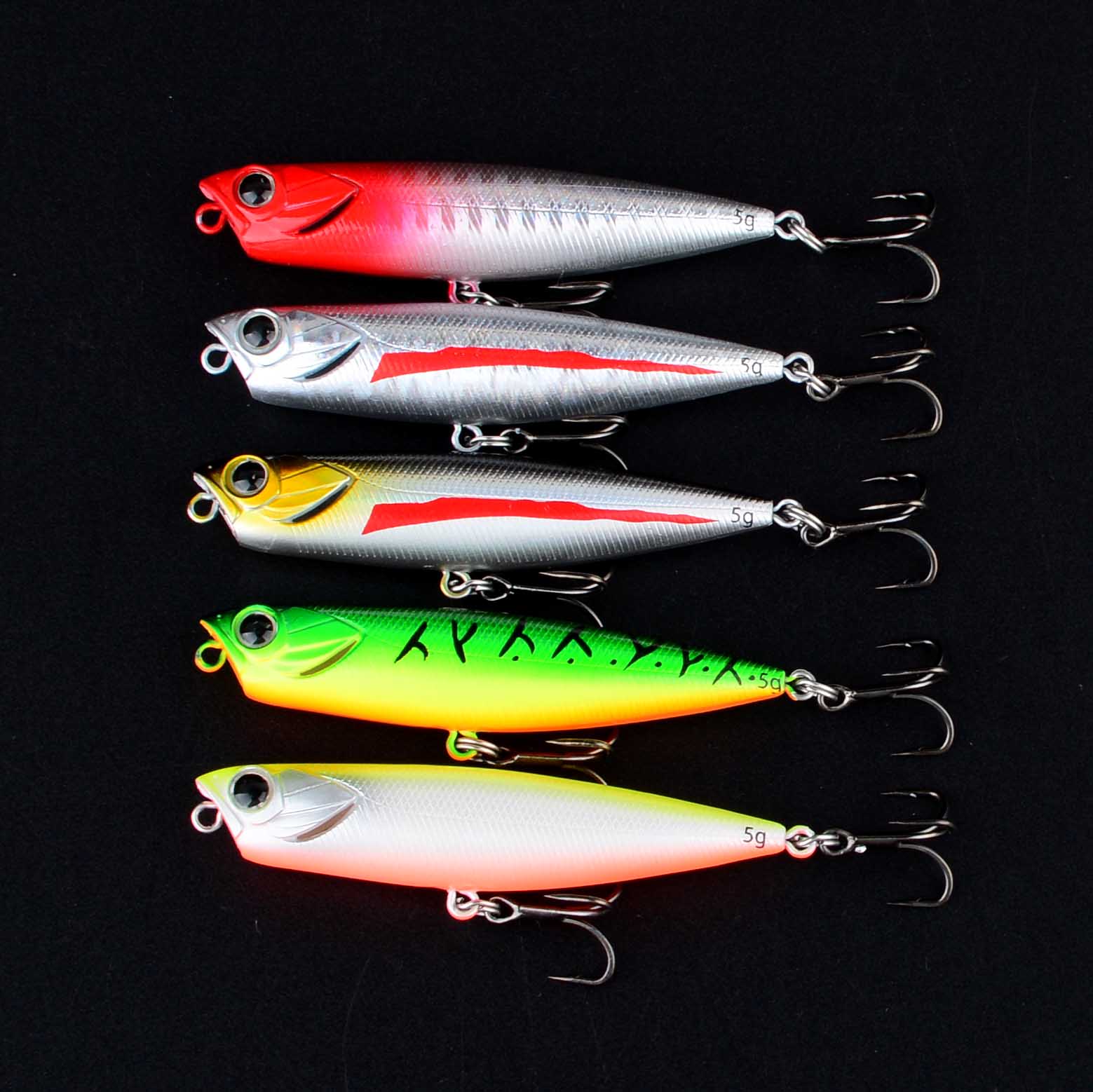 1pc 5g 10g 14g Topwater Popper - Fishing Hook Treble ulasan dan harga