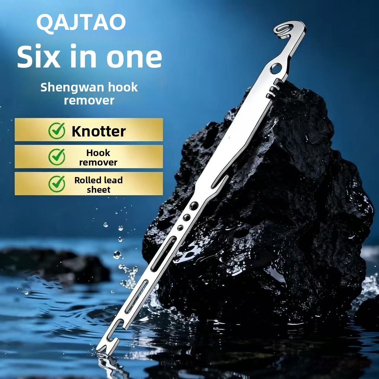 QAJTAO 4 Pieces 6-in-1 Stainle - Fishing Hook Remover ulasan dan harga