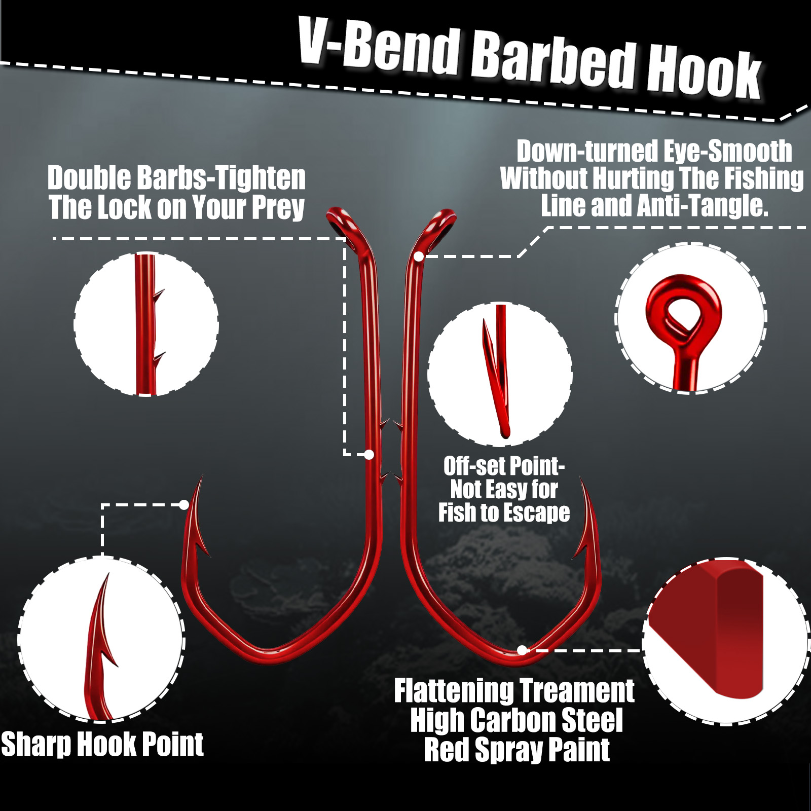 9KM Baitholder Hook 50-100pcs  - Fishing Hook Assortment ulasan dan harga